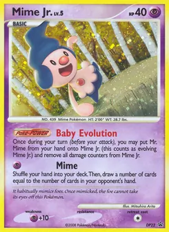 Carte Mime Jr. DP22 – Promo DP