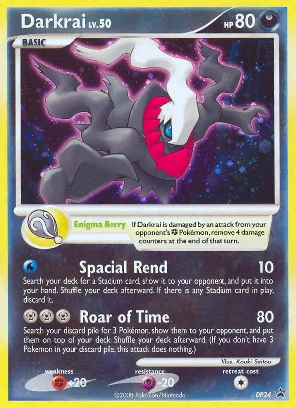 Carte Darkrai DP24 – Promo DP