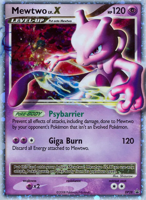 Carte Mewtwo DP28 – Promo DP