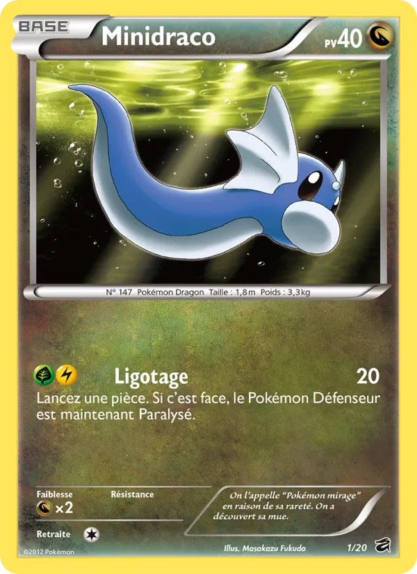 Carte Minidraco 1/20 – Coffre des Dragons