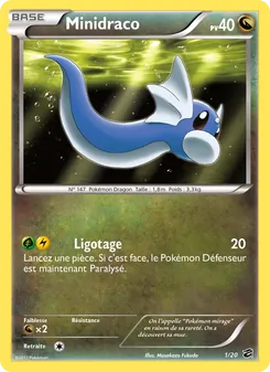 Carte Minidraco 1/20 – Coffre des Dragons