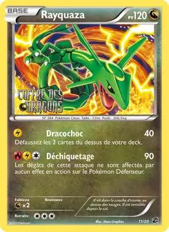 Carte Rayquaza 11/20 – Coffre des Dragons