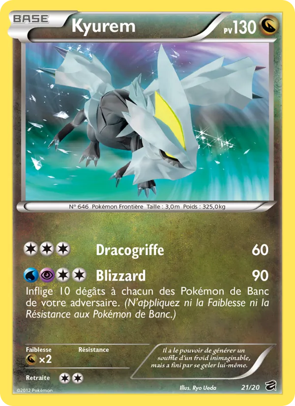 Carte Kyurem 21/20 – Coffre des Dragons