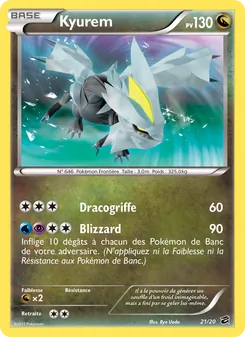 Carte Kyurem 21/20 – Coffre des Dragons