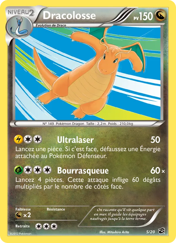 Carte Dracolosse 5/20 – Coffre des Dragons