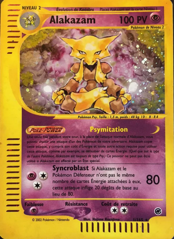 Carte Alakazam 1/165 – Expedition