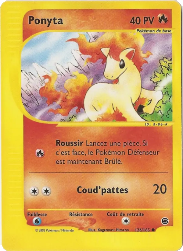 Carte Ponyta 126/165 – Expedition