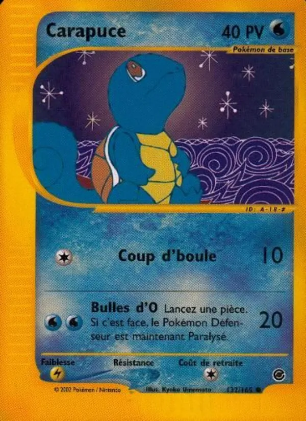Carte Carapuce 132/165 – Expedition