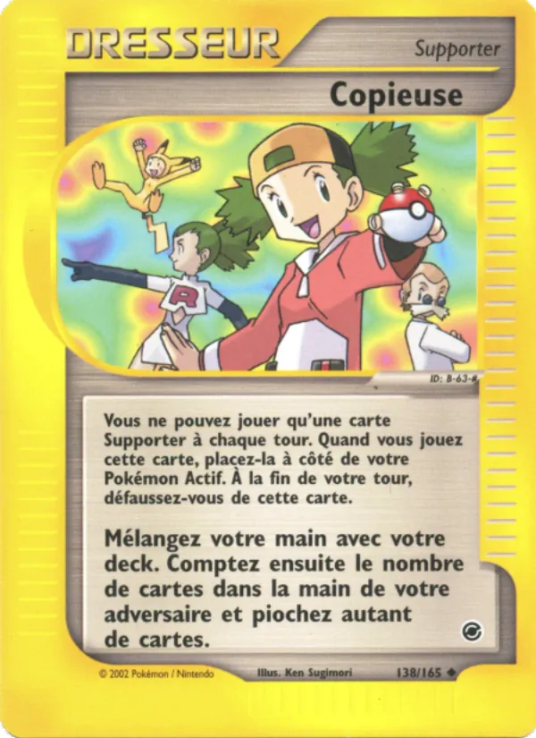 Carte Copieuse 138/165 – Expedition