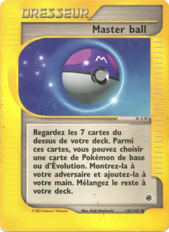 Carte Master ball 143/165 – Expedition