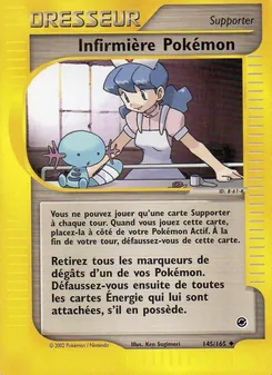 Carte Infirmière Pokémon 145/165 – Expedition