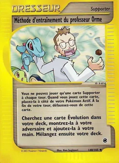 Carte Méthode d'entraînement du professeur Orme 148/165 – Expedition