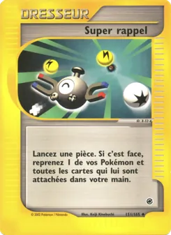 Carte Super rappel 151/165 – Expedition