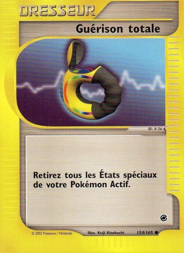 Carte Guérison totale 154/165 – Expedition