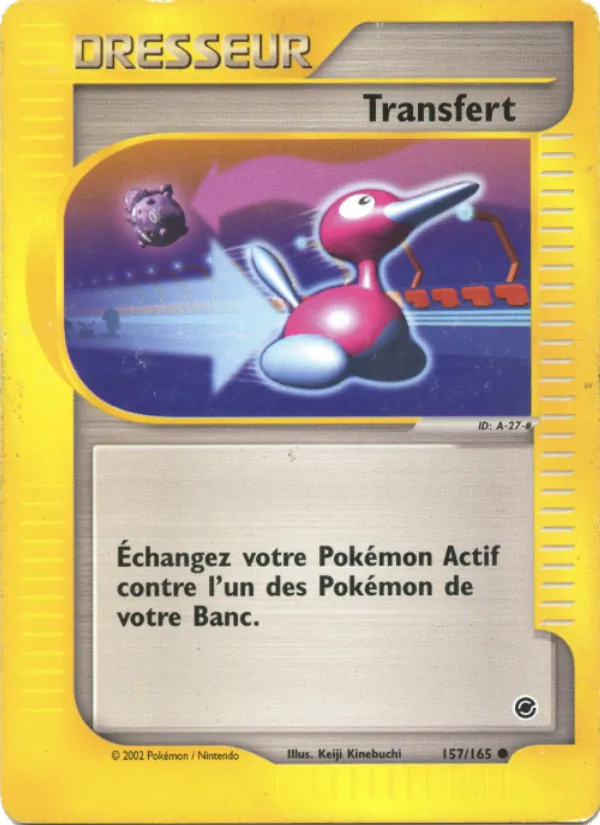 Carte Transfert 157/165 – Expedition