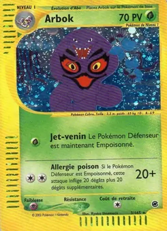 Carte Arbok 3/165 – Expedition