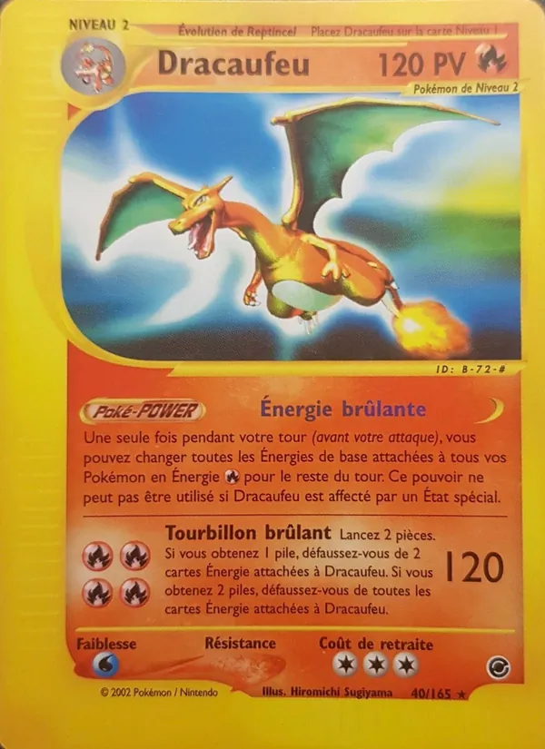 Carte Dracaufeu 40/165 – Expedition