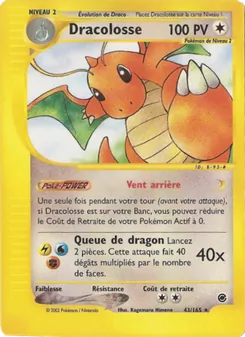 Carte Dracolosse 43/165 – Expedition