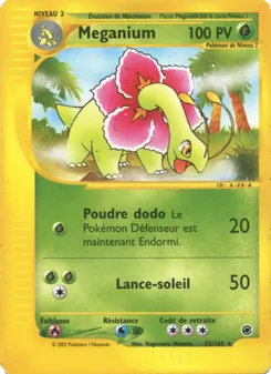 Carte Méganium 53/165 – Expedition