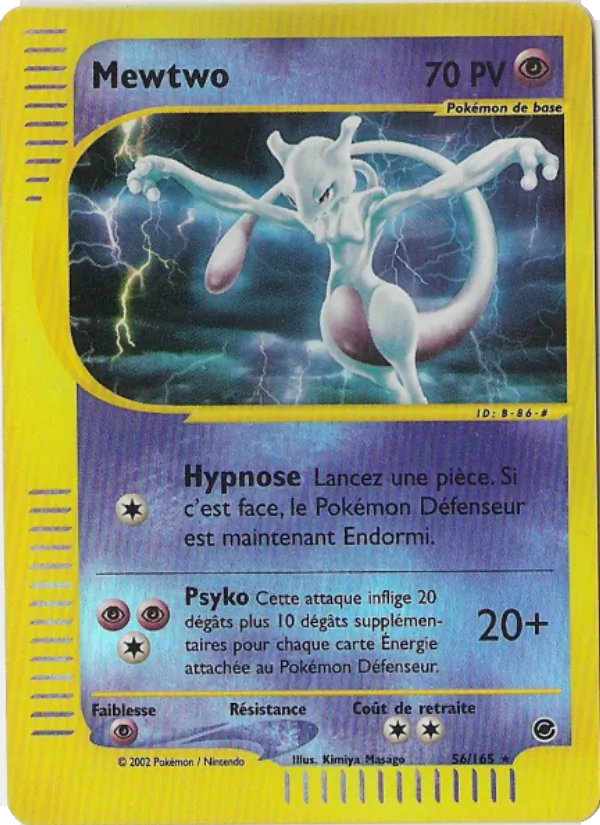 Carte Mewtwo 56/165 – Expedition