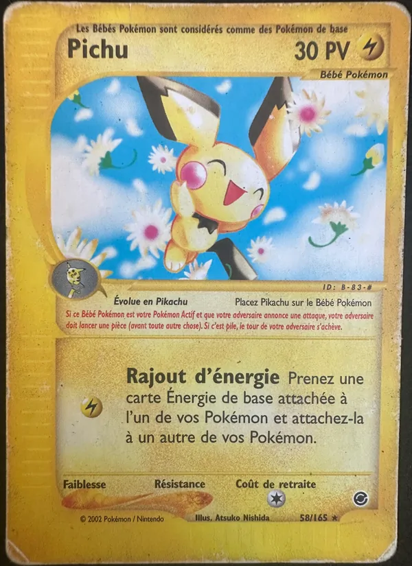 Carte Pichu 58/165 – Expedition