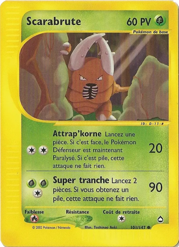 Carte Scarabrute 101/147 – Aquapolis