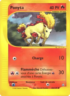 Carte Ponyta 102/147 – Aquapolis