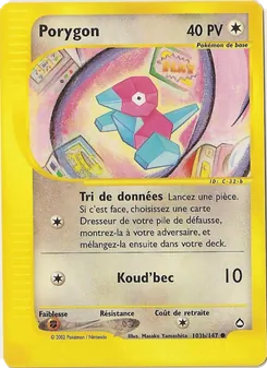 Carte Porygon 103b – Aquapolis