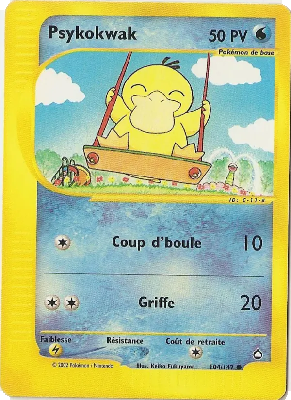 Carte Psykokwak 104/147 – Aquapolis