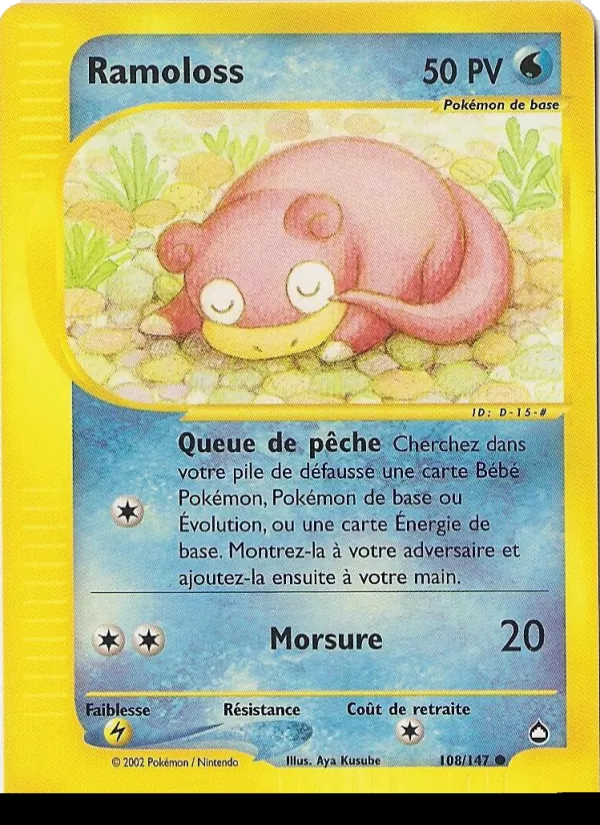 Carte Ramoloss 108/147 – Aquapolis