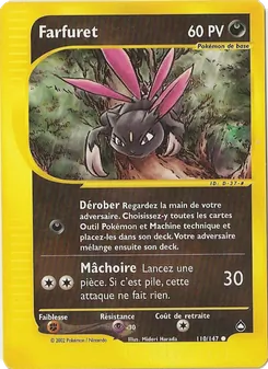 Carte Farfuret 110/147 – Aquapolis