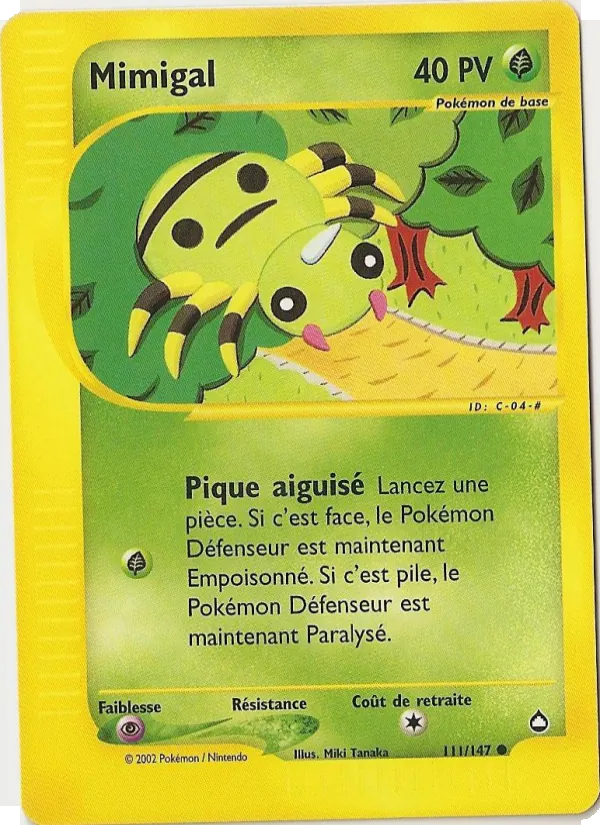 Carte Mimigal 111/147 – Aquapolis