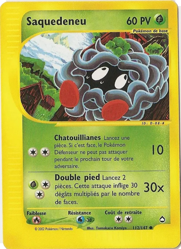 Carte Saquedeneu 112/147 – Aquapolis