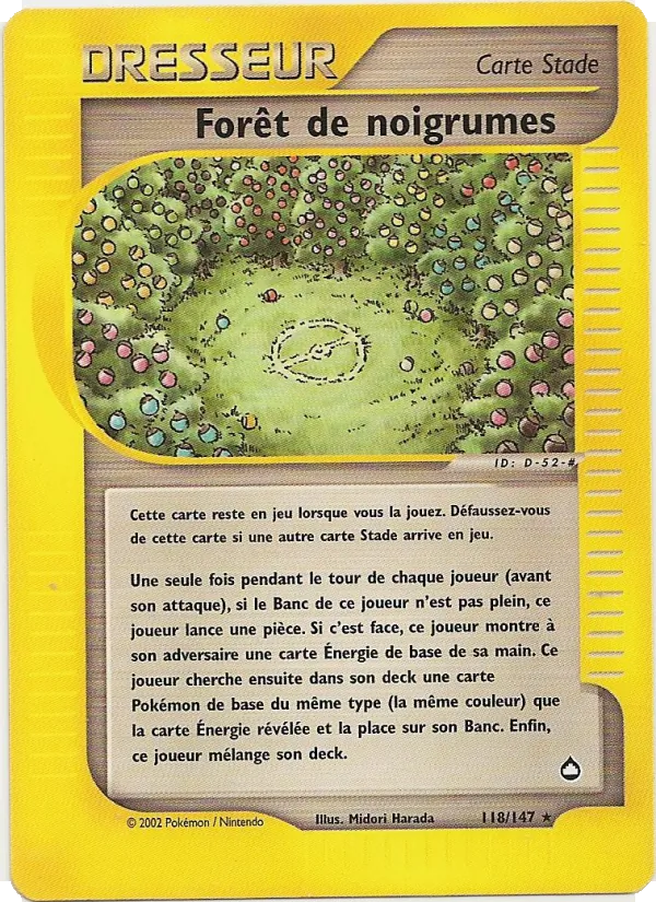 Carte Forêt de noigrumes 118/147 – Aquapolis