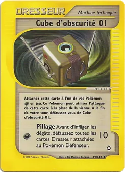 Carte Cube d'obscurité 01 119/147 – Aquapolis