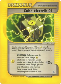 Carte Cube électrik 01 127/147 – Aquapolis