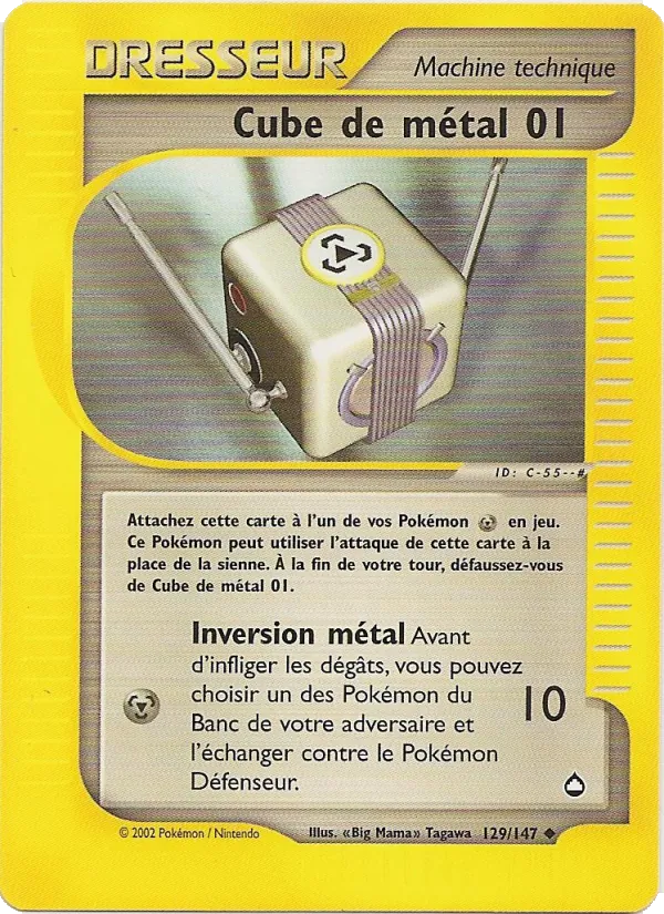 Carte Cube de métal 01 129/147 – Aquapolis