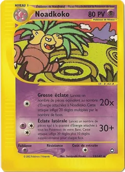 Carte Noadkoko 13/147 – Aquapolis