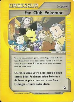Carte Fan Club Pokémon 130/147 – Aquapolis