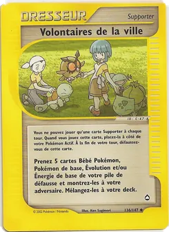 Carte Volontaires de la ville 136/147 – Aquapolis