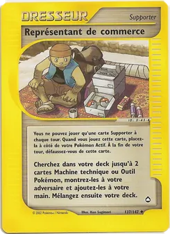 Carte Représentant de commerce 137/147 – Aquapolis