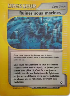 Carte Ruines sous marines 138/147 – Aquapolis