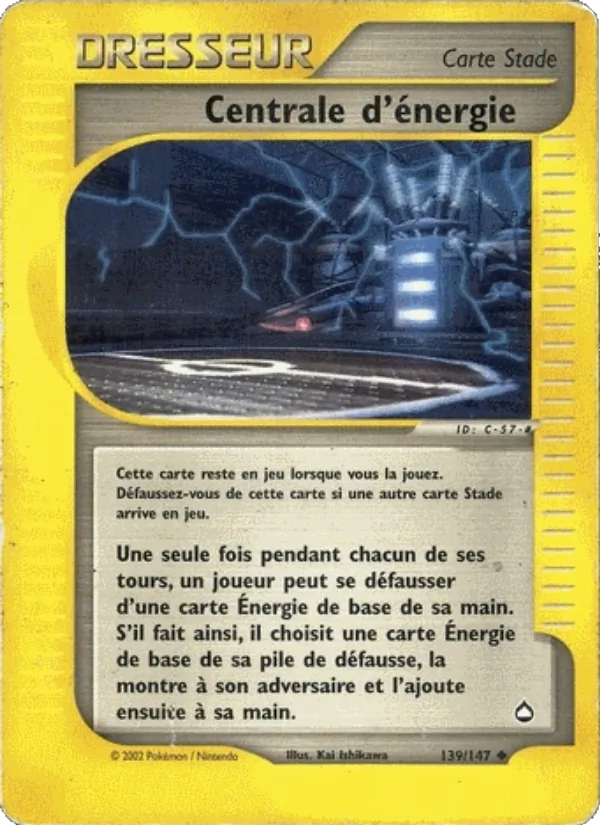 Carte Centrale d'énergie 139/147 – Aquapolis