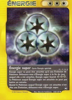 Carte Énergie super 145/147 – Aquapolis