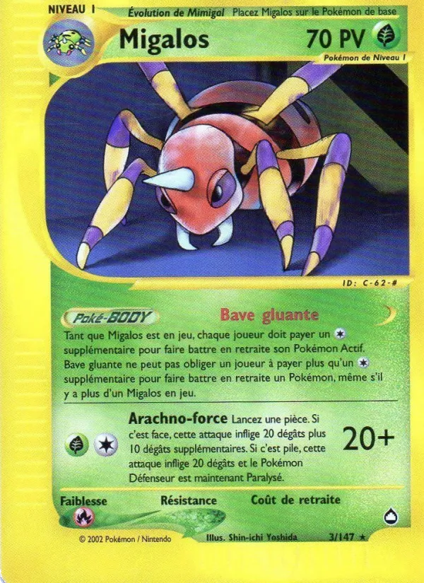 Carte Migalos 3/147 – Aquapolis