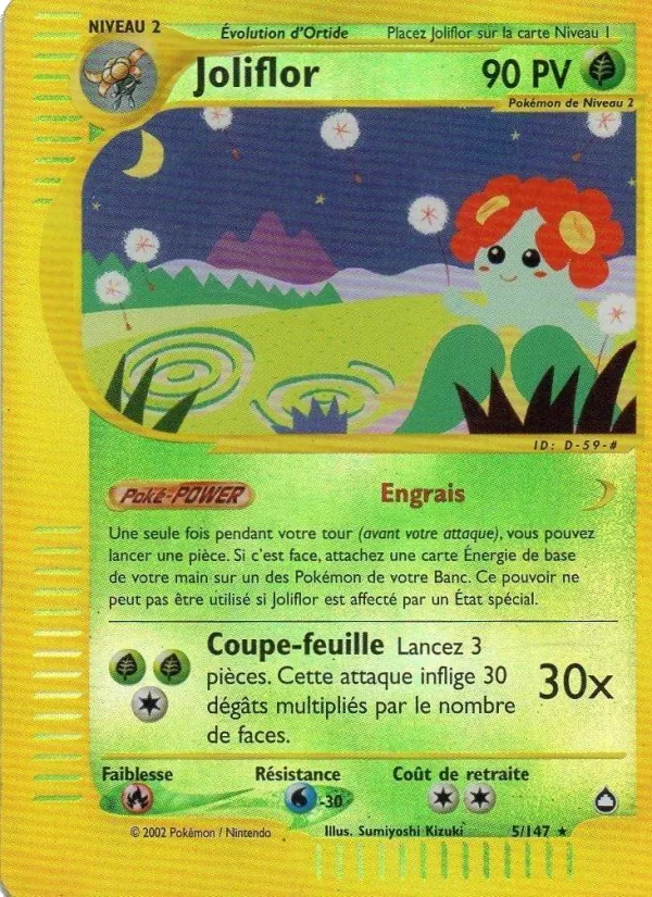 Carte Joliflor 5/147 – Aquapolis