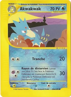 Carte Akwakwak 50b – Aquapolis
