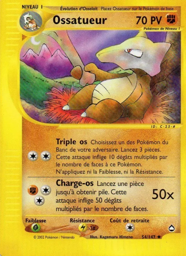 Carte Ossatueur 54/147 – Aquapolis