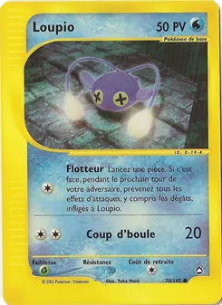 Carte Loupio 70/147 – Aquapolis