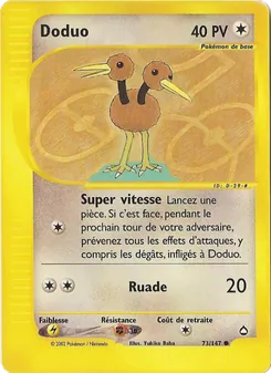 Carte Doduo 73/147 – Aquapolis
